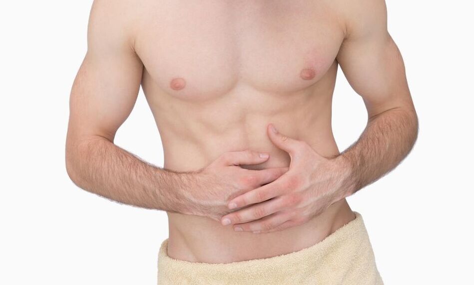 коремна болка с простатит